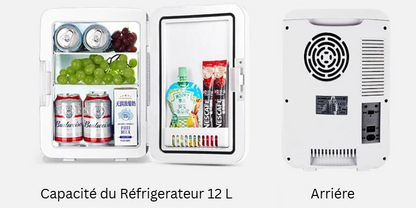 Mini Réfrigérateur Électrique 12L – Chaud & Froid